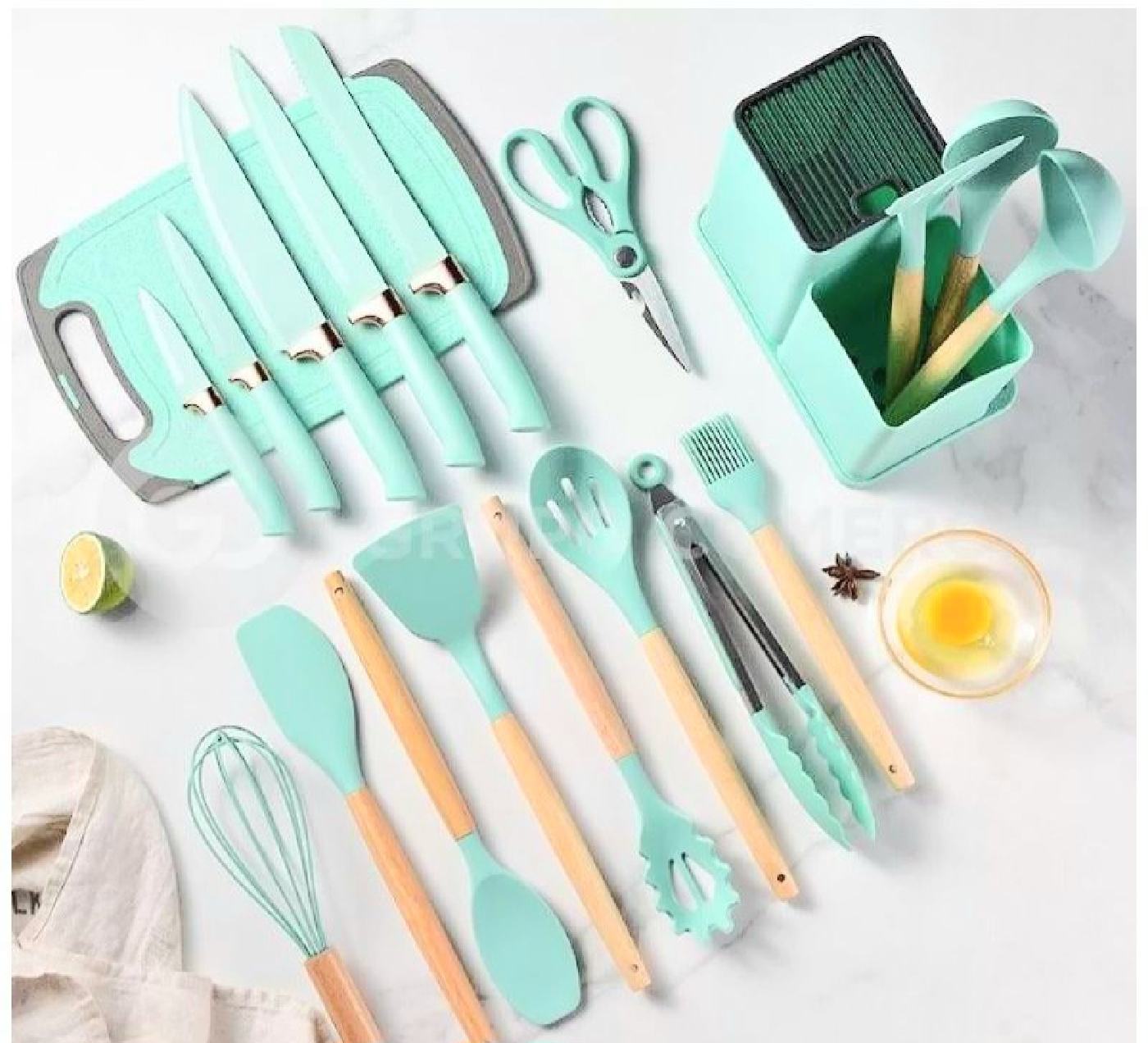 UTENSILIOS SET x19 PIEZAS KITCHENWARE