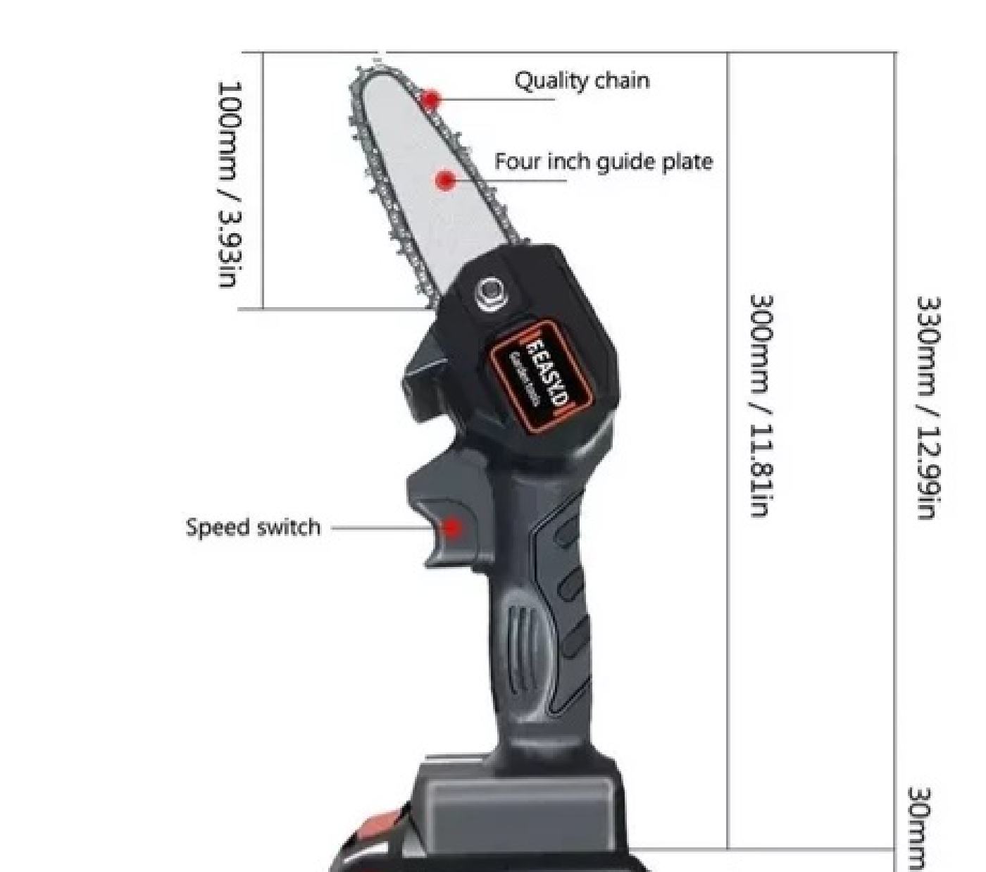 MOTO SIERRA DOBLE BATERIA 48v