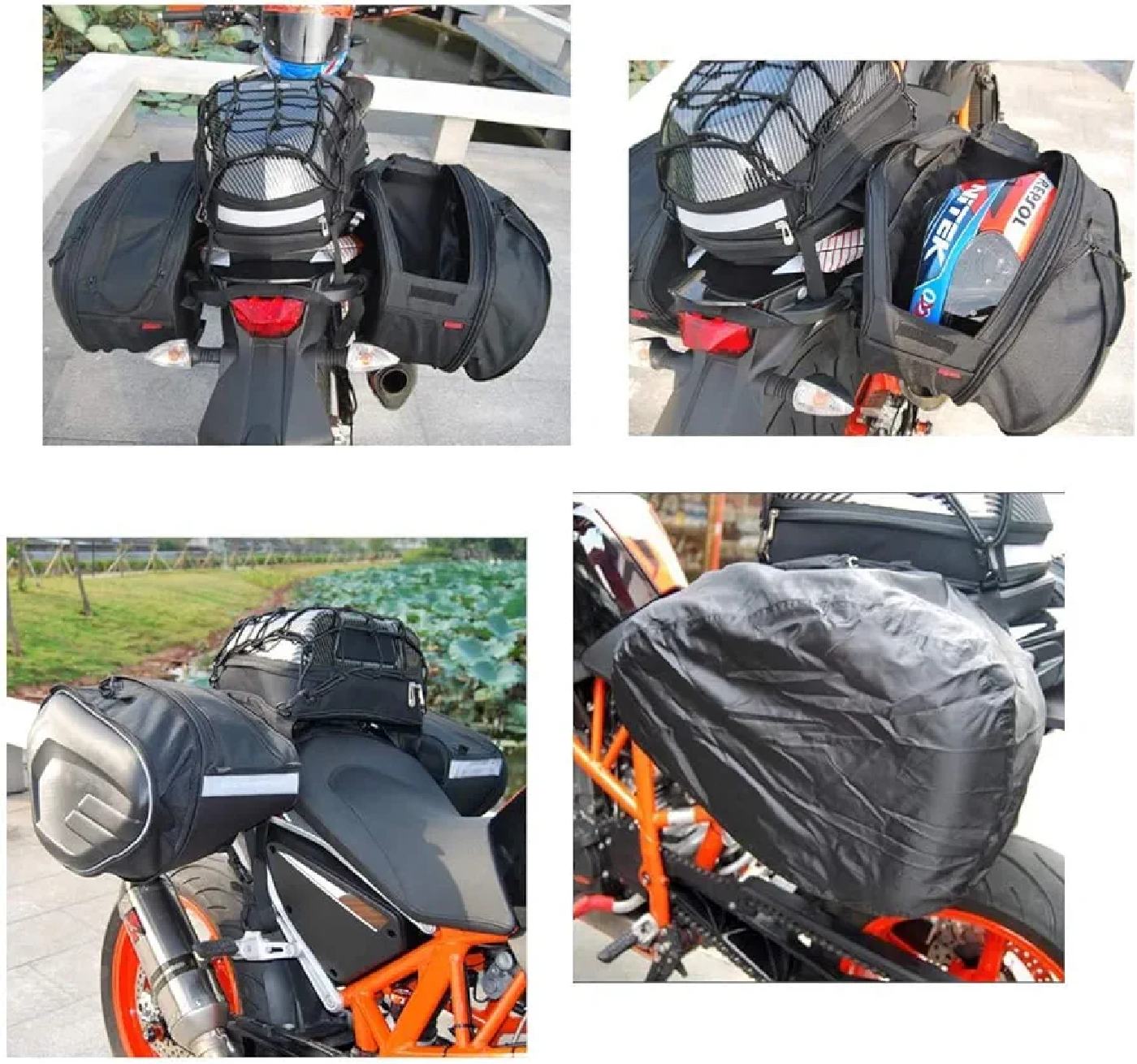 ALFORJAS MOTOCICLETAS MALETA DE CARGA x2