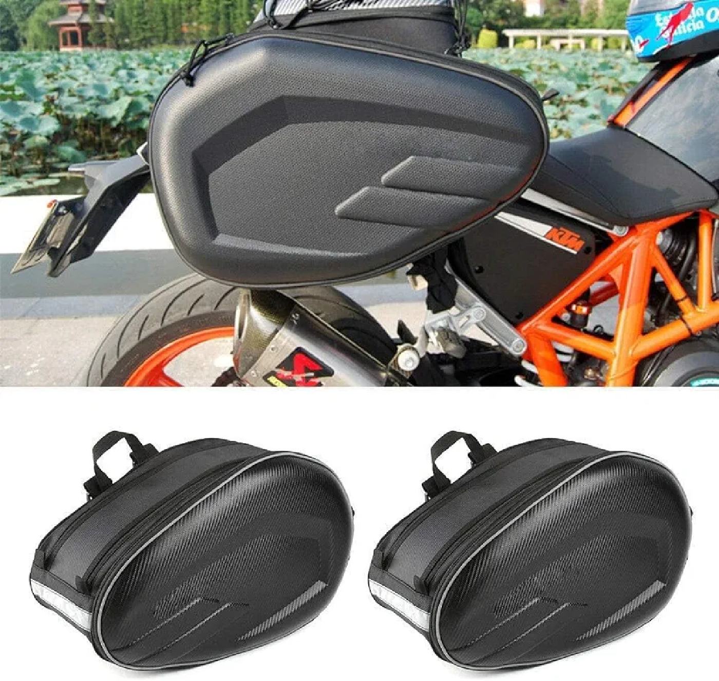 ALFORJAS MOTOCICLETAS MALETA DE CARGA x2