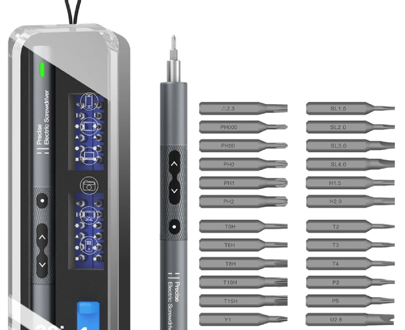 DESTORNILLADOR ELÉCTRICO + KIT 50 PIEZAS