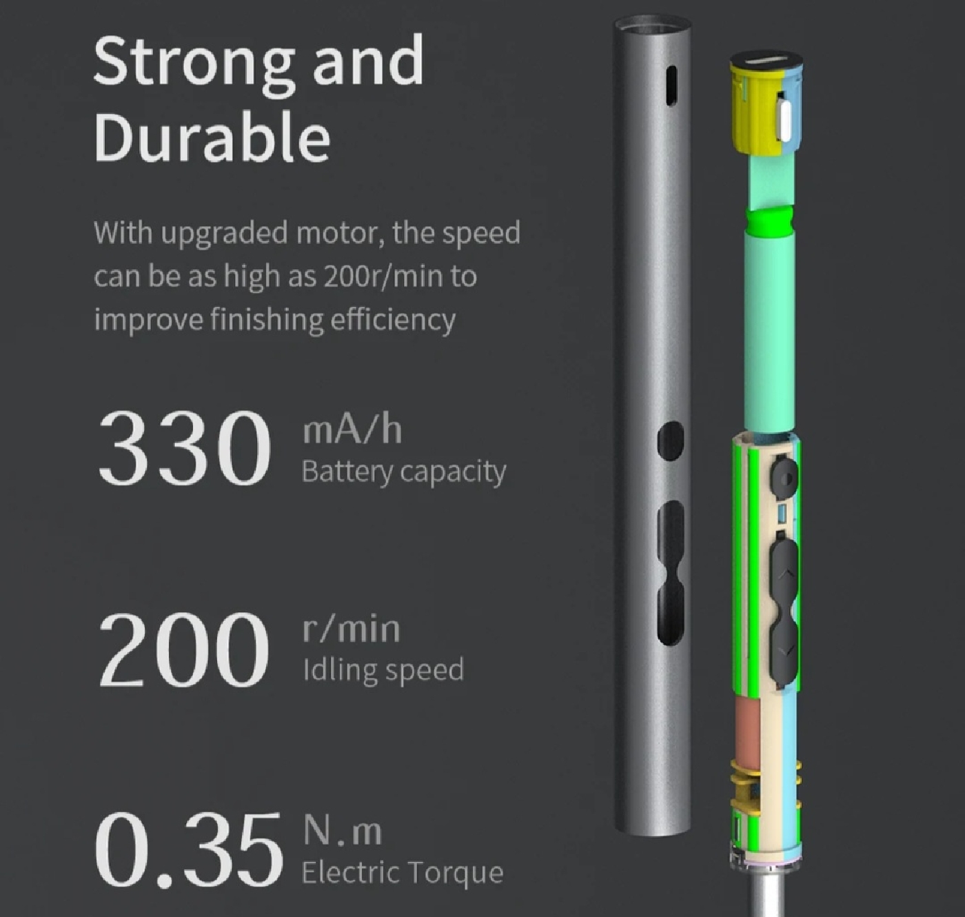 DESTORNILLADOR ELÉCTRICO + KIT 50 PIEZAS