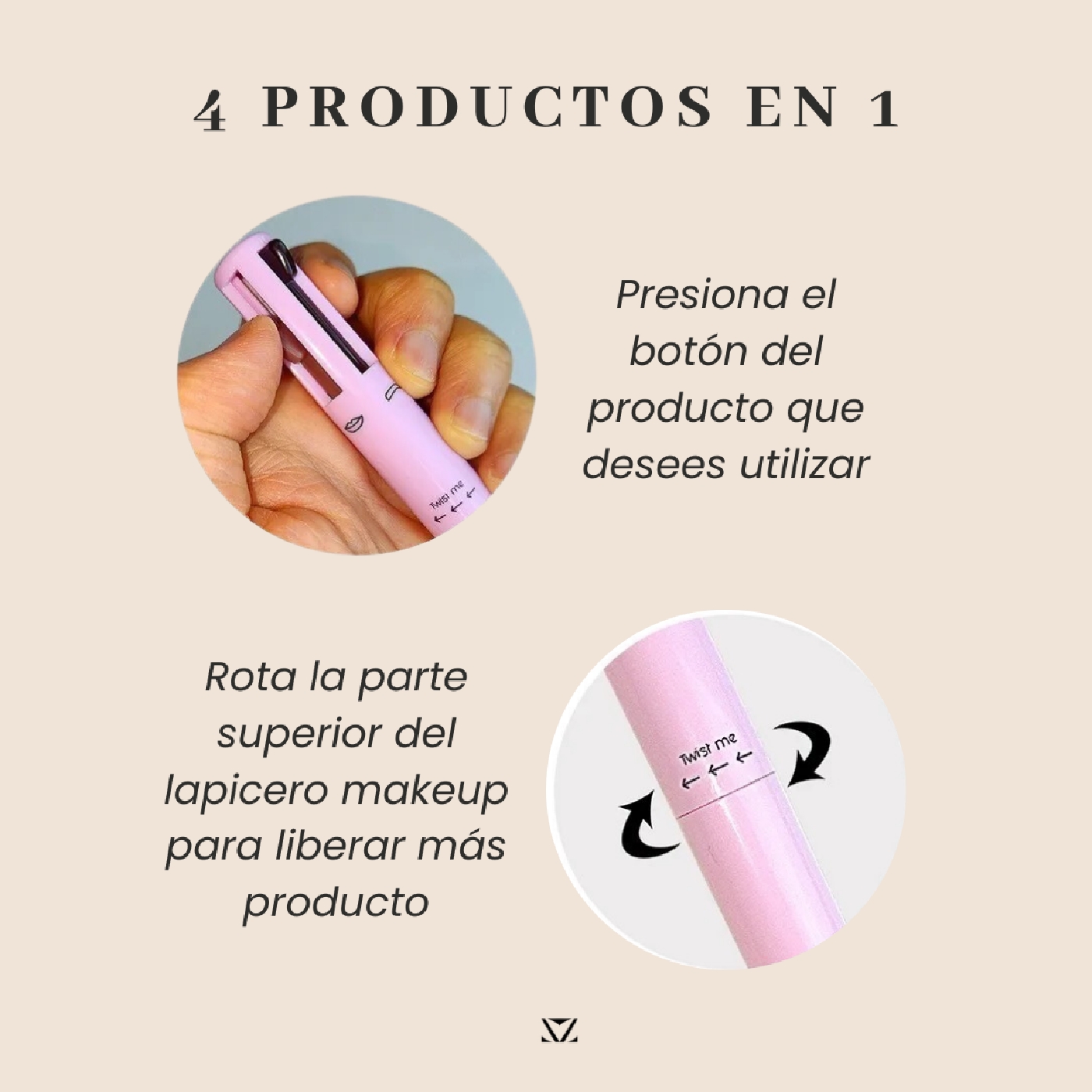 LAPICERO MAQUILLAJE MAKEUP 4 en 1