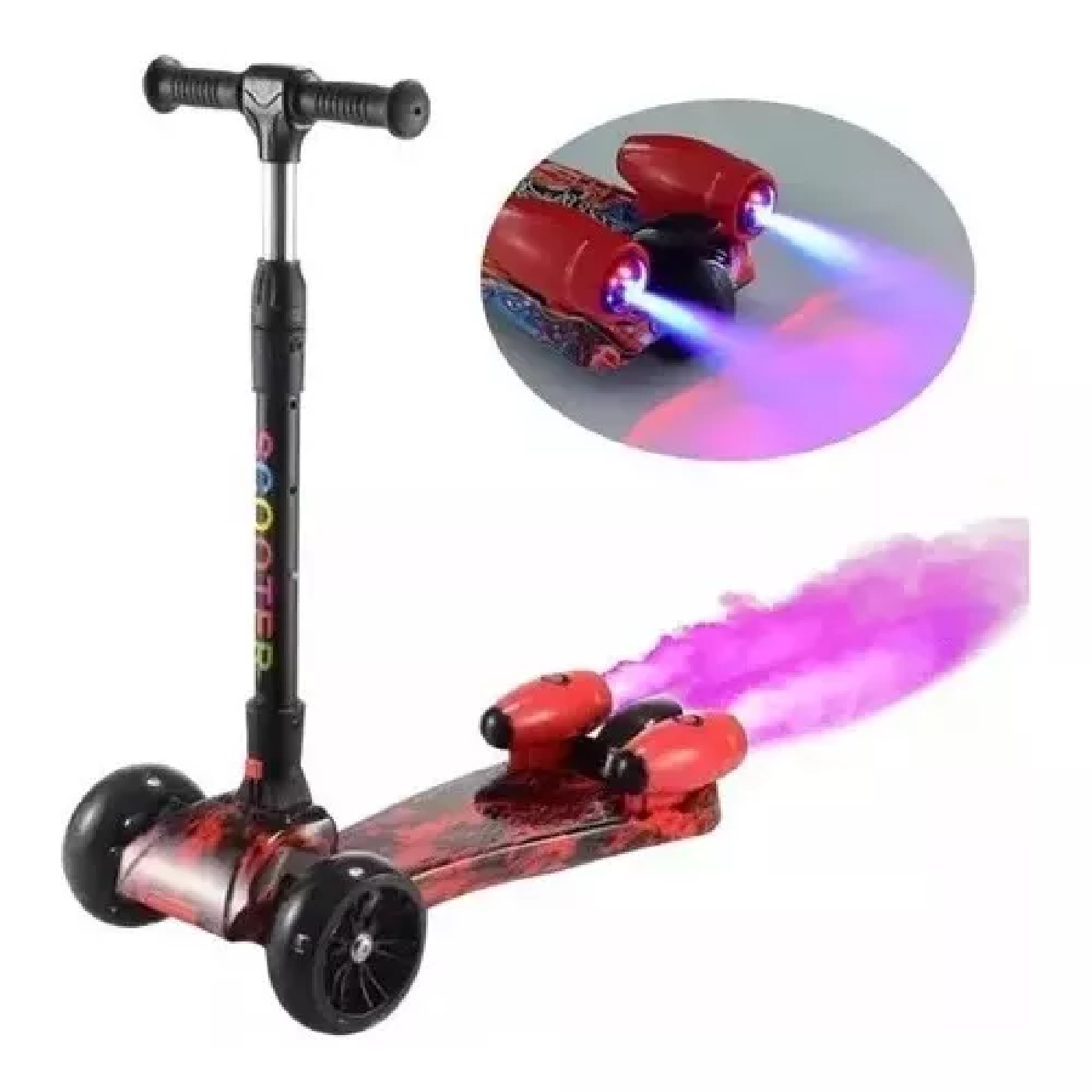 PATINETA SCOOTER DE HUMO + BLUETOOTH