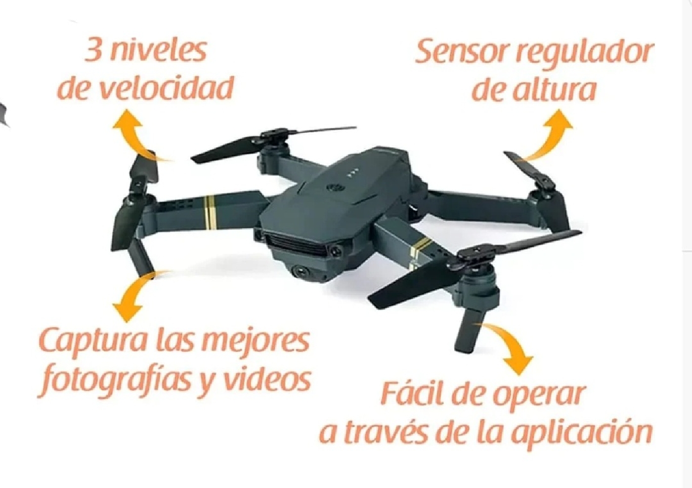 DRONE PRO 998 CÁMARA WIFI