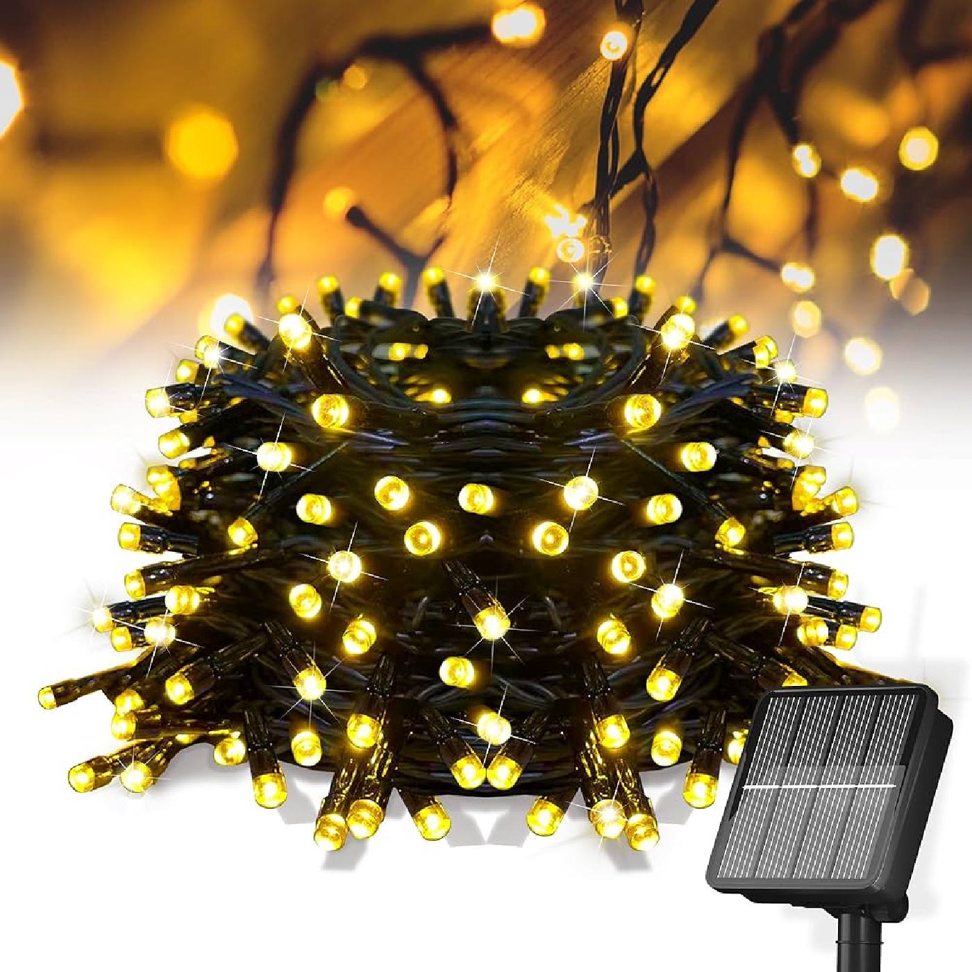 LUCES NAVIDAD SOLARES 40 METROS/400 LED